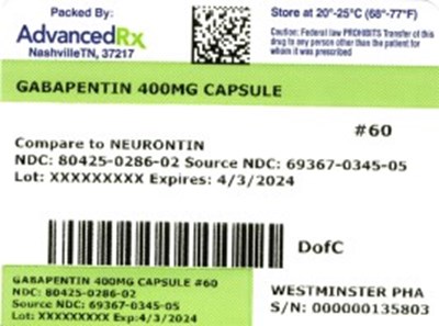 Label 2 (Gabapentin 80425 0286 02)